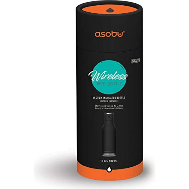 Asobu Wireless Bottle, isolierte Trinkflasche mit Lautsprecher, burgunder, 0.5 L – Bild 7