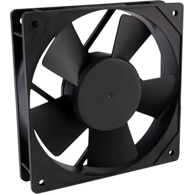 Wallair 20100307 Axial fan 12 V DC 127.5 m³-h (L x W x H) 120 x 120 x 25 mm