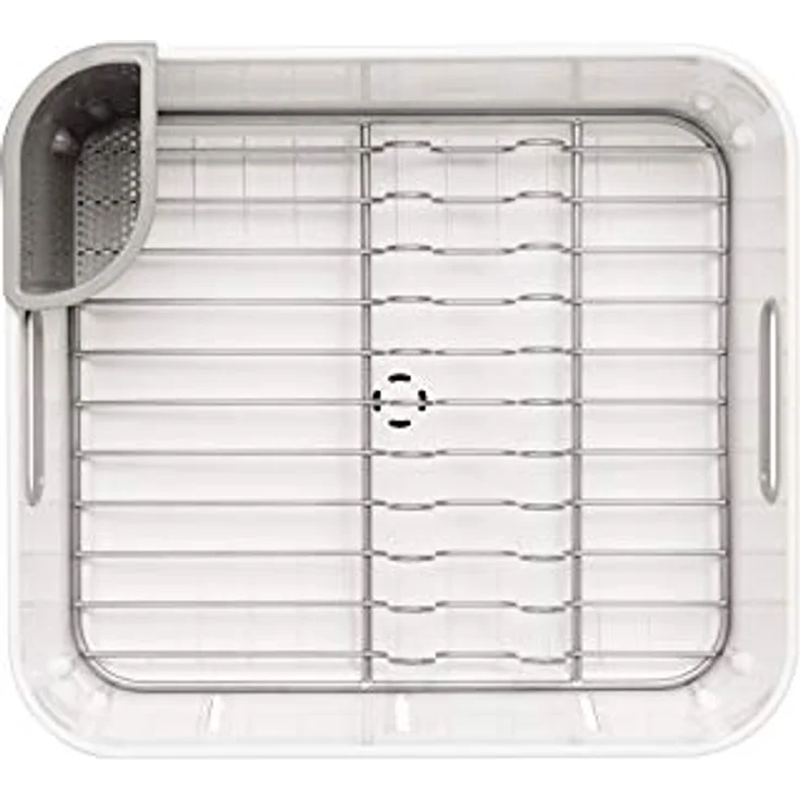 simplehuman KT1104 kompaktes Abtropfgestell, weißer Kunststoff, 5 Jahre Garantie – Bild 5