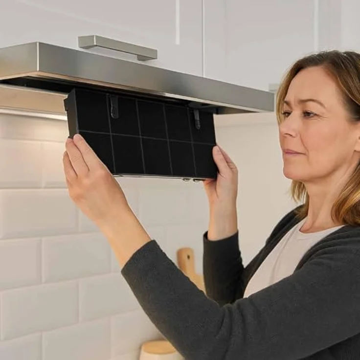 AIR2GO Aktivkohlefilter für AEG MCFB71, Dunstabzugshauben-Zubehör, kompatibel mit Modellen 902980281 und MCFB82ST – Bild 4