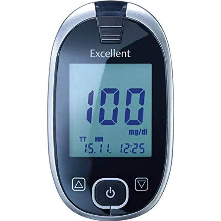GlucoCheck Excellent Starter-Set (mg/dl) mit 110 Blutzuckerteststreifen – Bild 1