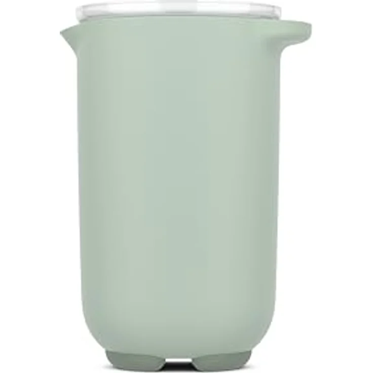 Mepal Rührbecher mit Deckel Chef it - 1000 ml - Verschließbar, rutschfester Boden, mikrowellen- und spülmaschinengeeignet - Nordic sage – Bild 2