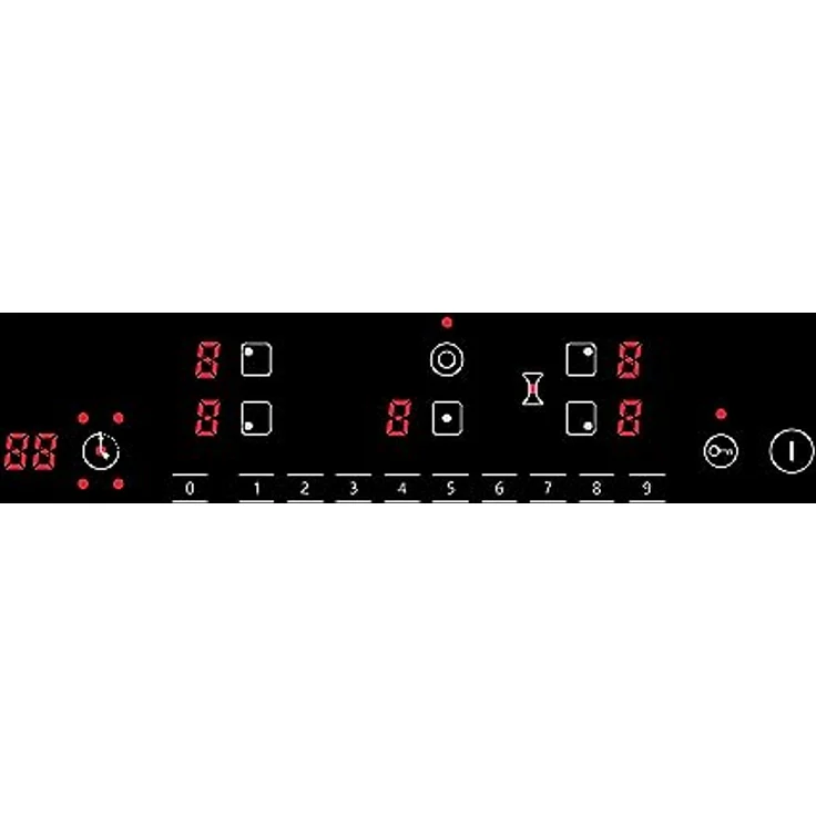 K&H® 5 Zonen Glaskeramikkochfeld Elektrokochfeld 80cm Elektro Autark Eigebaut NC-9007 – Bild 3