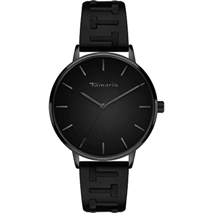 Tamaris Damen Analog Quarz Uhr TT-0104-LQ, 36 mm Metallgehäuse, kratzunempfindliches Mineralglas, Lederarmband, Wasserdichtigkeit bis 3 bar – Bild 1