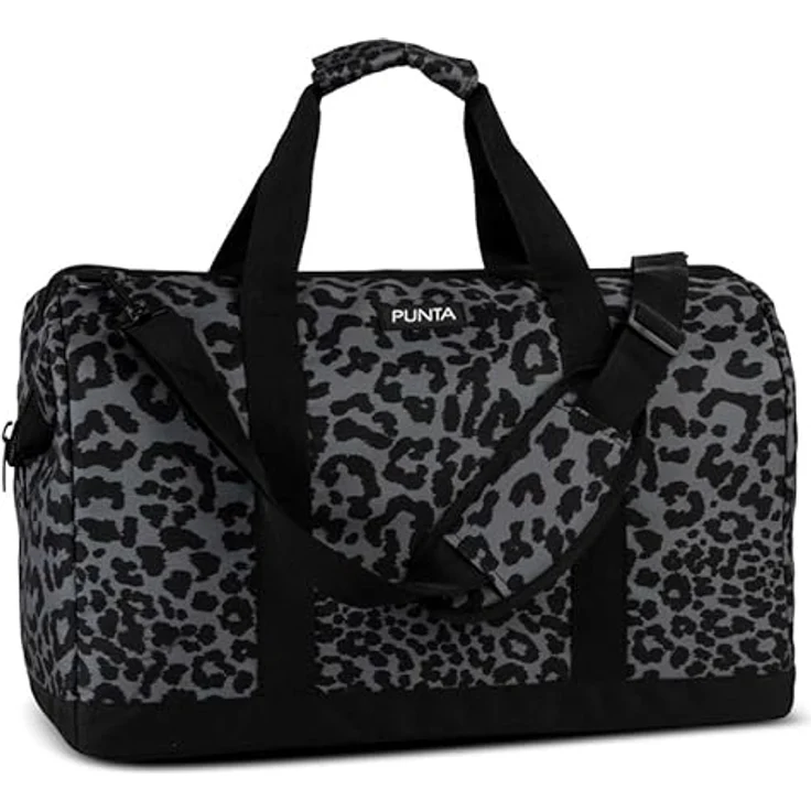 Punta Weekend Weekender Reisetasche, 49 cm, schwarz-graubraun, 100% Polyester – Bild 2