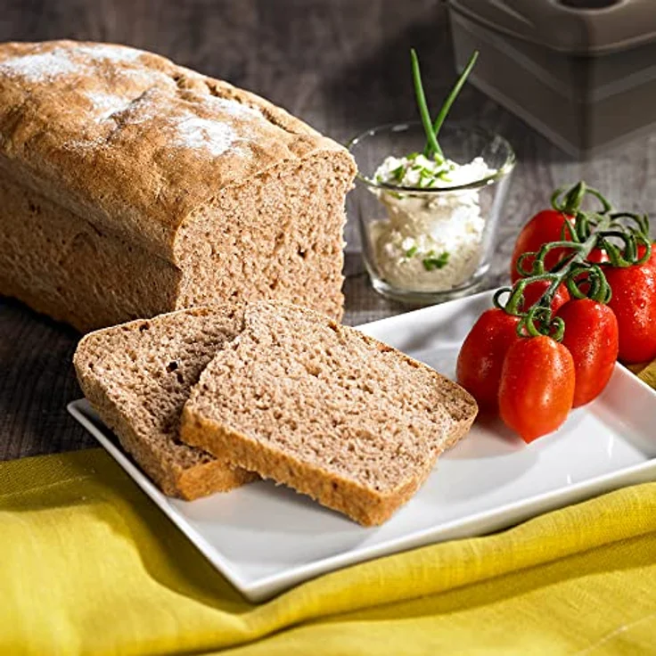 Lurch FlexiForm Kastenform, Brotbackform aus 100% BPA-freiem Platin-Silikon, Braun, 30 x 11,5 cm – Bild 7