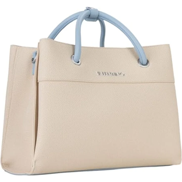 Valentino Alexia Summer Shopper Tasche, 35 cm, blau, 100% Polyurethan – Bild 3