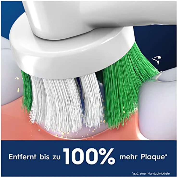 Oral-B Pro Precision Clean Aufsteckbürsten für elektrische Zahnbürste, 8 Stück, Zahnreinigung mit innovativen X-förmigen Borsten, Original Oral-B Zahnbürstenaufsatz, Designed in Germany – Bild 3