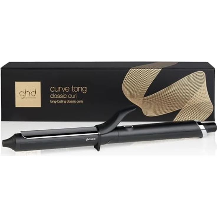 ghd curve classic curl tong, professioneller Lockenstab mit Klammer, 26 mm Durchmesser, Ultrazone-Technologie, schwarz-silber – Bild 3