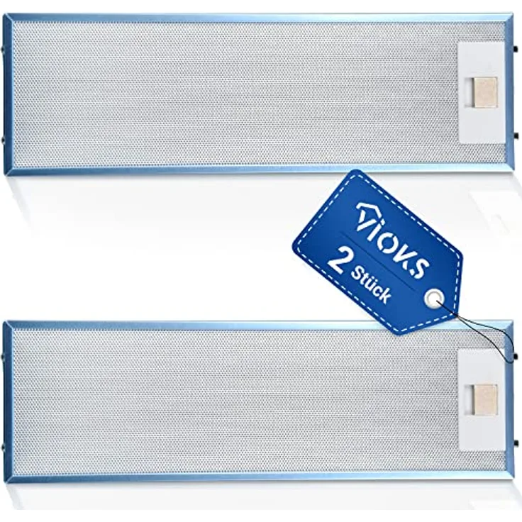 VIOKS Set 2x Fettfilter Dunstabzugshaube Ersatz für AEG Filter 405534414/9 - AEG Dunstabzugshaube Filter Metall 512x160mm für AEG Dunstabzugshaube - Preisvergleich