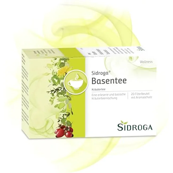 Sidroga Wellness Basentee Filterbeutel, erlesene basische Kräuterteemischung, 20x1,5 g