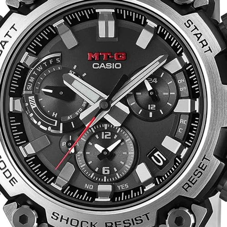 G-Shock MTG-B3000D-1AER, Edelstahl Multifunktions-Armbanduhr für Herren mit Bluetooth-Verbindung und Solarbetrieb – Bild 3