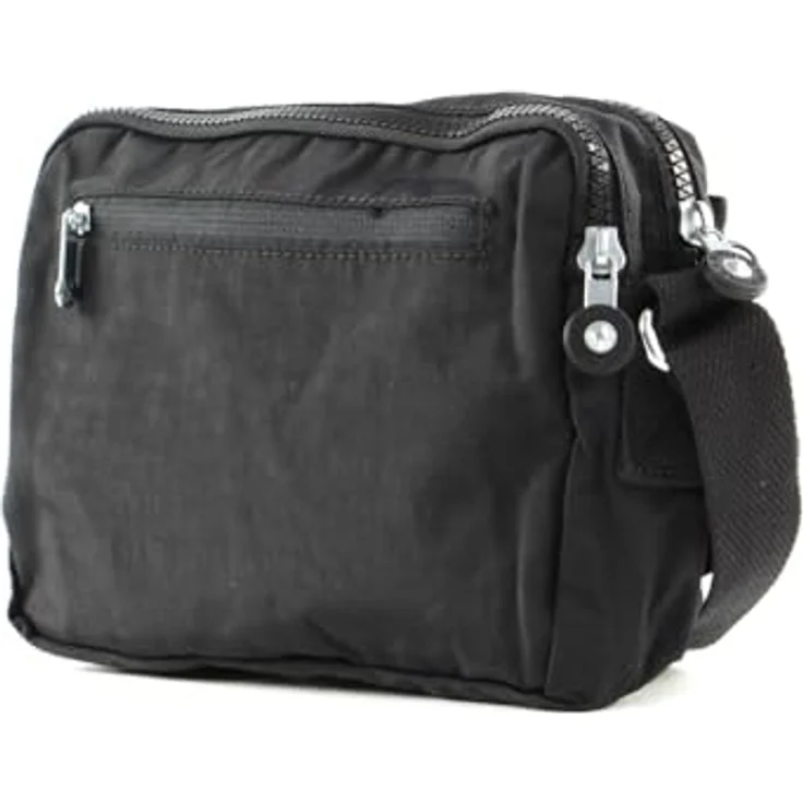 Kipling Basic Abanu M Umhängetasche 24 cm, robuste Schultertasche mit verstellbarem Schultergurt, Schwarz – Bild 5