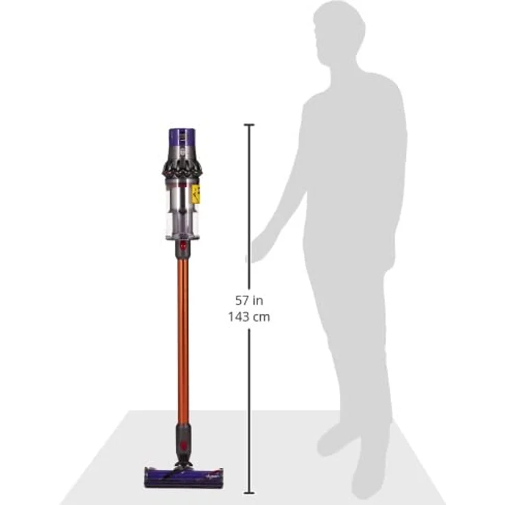 Dyson 330V10Absolute+ V10 Absolute, Kabelloser Stab-Staubsauger, grau und rot, Kunststoff – Bild 5