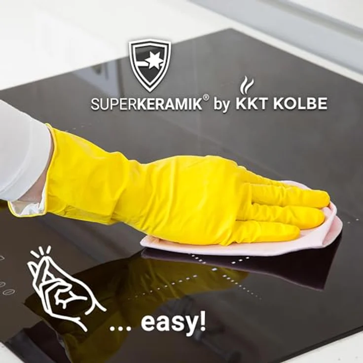 KKT KOLBE Induktionskochfeld 80 cm | Autark | 4 Zonen | 9 Stufen | Schnellaufheizung | Rahmenlos | IH87704RL, Superkeramik-Glaskeramik, Schwarz – Bild 3