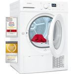 Exquisit Wärmepumpentrockner TWP5803-030 weiss | 8 kg Fassungsvermögen | Energieeffizienzklasse A++ | Kindersicherung | Auto Abschaltung