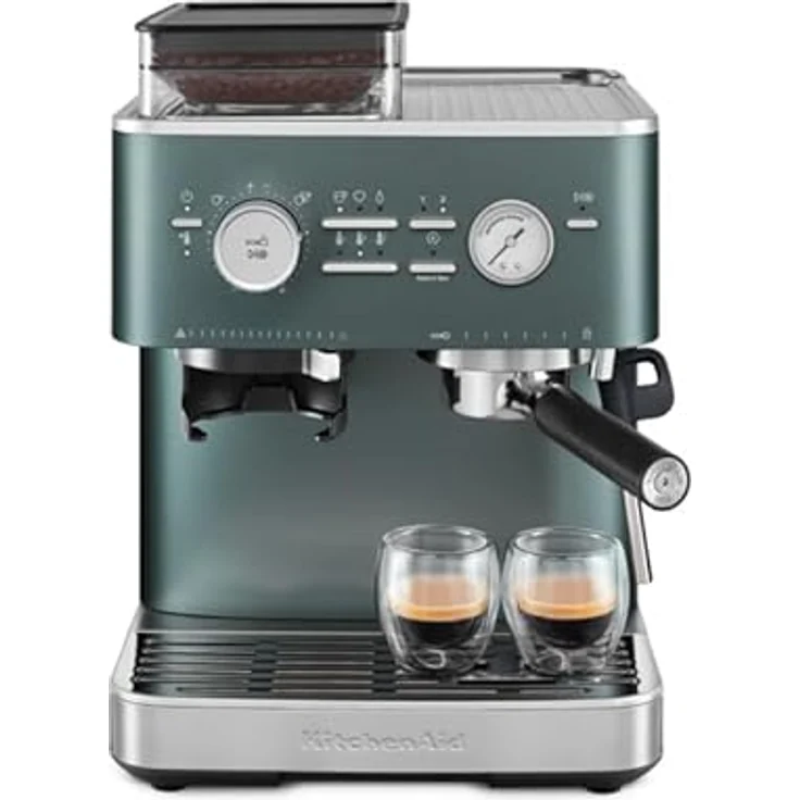 KitchenAid Kaffeehalbautomat 5KES6551 Espressomaschine mit Gratmahlwerk, PID-Temperaturregelung und 15-bar Pumpe – Bild 3