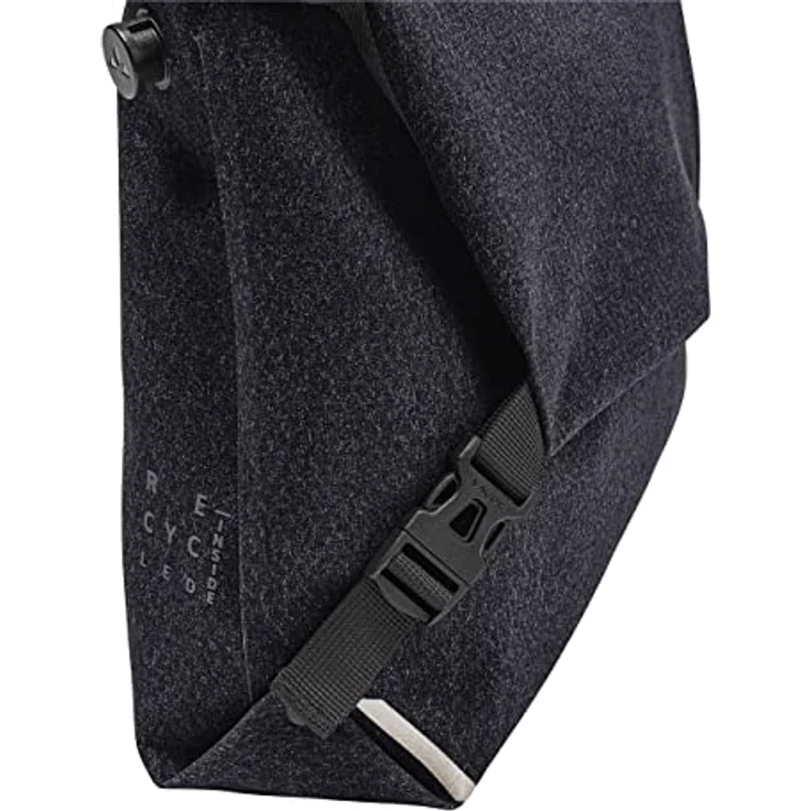 VAUDE Umhängetasche Vaude Schultertasche Schmalegg Black, recyceltes wasserdichtes Material, Laptopfach, Smartphonefach – Bild 5