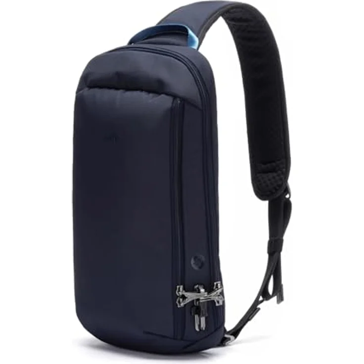 Pacsafe Vibe 325 Umhängetasche RFID, 23 cm, Nylon, blau – Bild 3