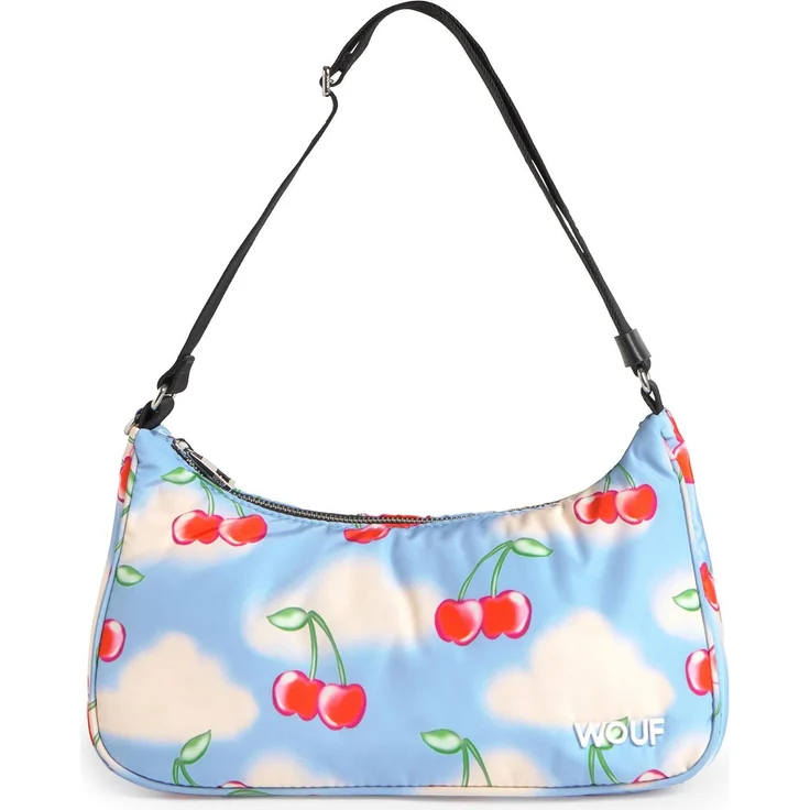 Wouf Studio Schultertasche, Handtasche 31 cm, Rot