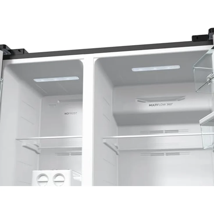 Gorenje NRR 9185 EABXLWD Side-by-Side-Kühlschrank, freistehend, schwarz, NoFrost, Breite 91 cm, Energieklasse E – Bild 15