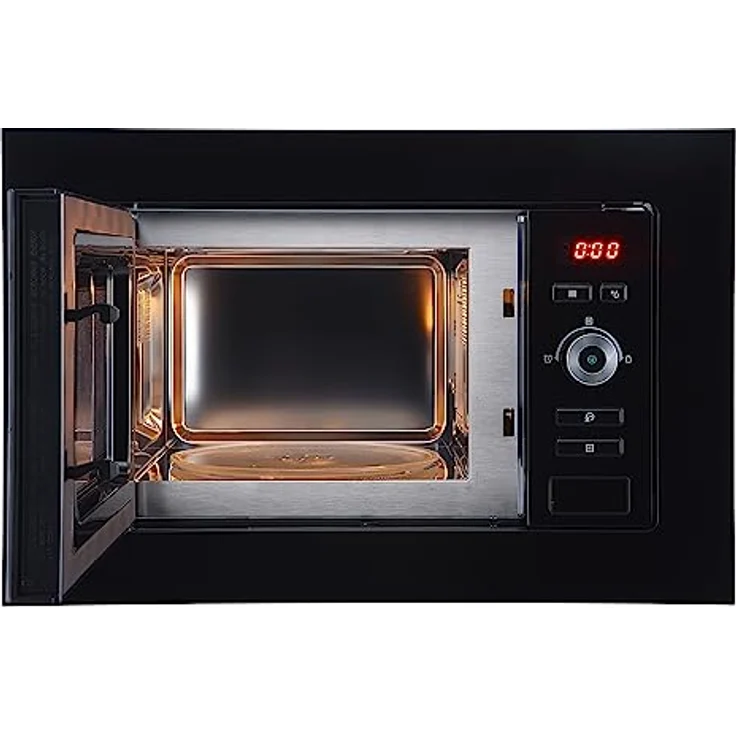 Respekta Einbau-Mikrowelle MW733 / 17 L Mikrowelle ohne Grillfunktion/Mikrowelle 700 Watt / 5 Leistungsstufen/Digitaltimer / 38 x 56 x 50 cm Einbaumaße (H x B x T) – Bild 4