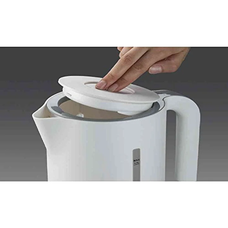 Cloer 4111 Wasserkocher - 2200 W - große Wasserstandsanzeige - Trockengeh- und Überhitzungsschutz - 1,7 Liter - weiß – Bild 2