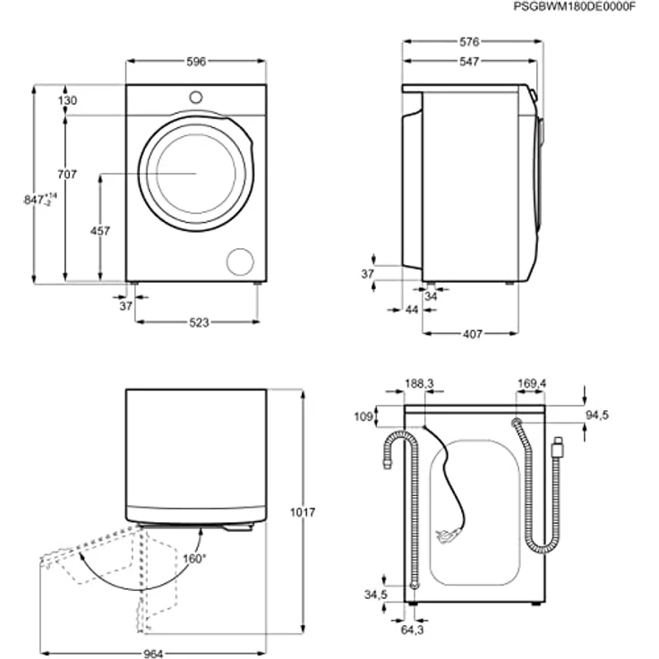 AEG L7WBA60680, Waschtrockner, Energieeffizienzklasse D, Standgerät, Breite 60 cm, Geräuschemissionsklasse B – Bild 13