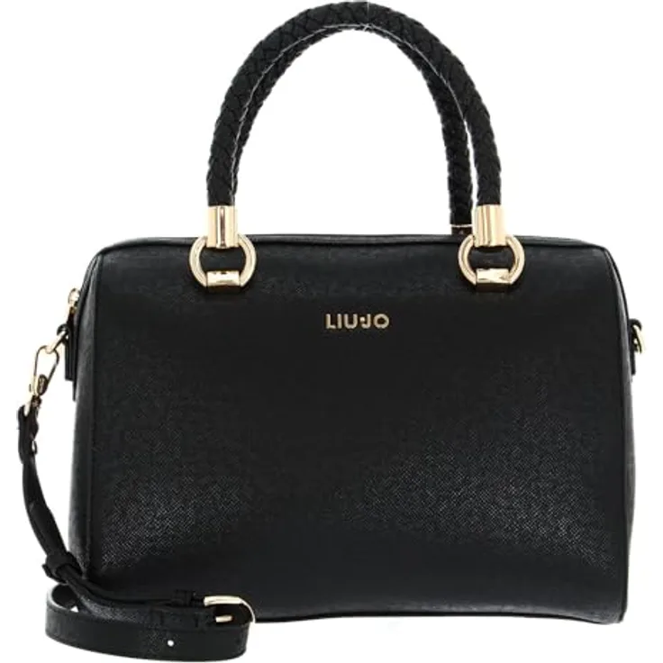 Liu Jo Damen Handtasche 30 cm, Schwarz, elegantes Design für den Alltag
