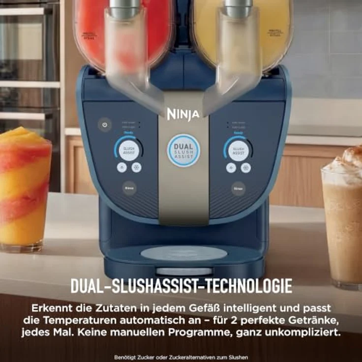 Ninja SLUSHi Twist Slush-Eismaschine für gefrorene Getränke – Blau | FS701EUBL | von SharkNinja – Bild 4