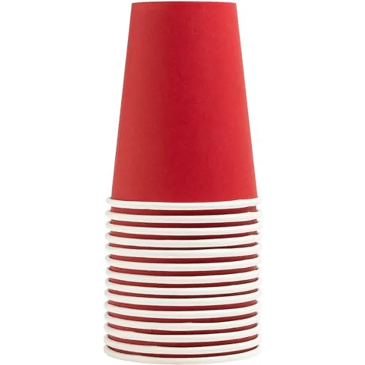 PRO NAPPE Pro Tischdecke 89115i, 15 Becher, 20 cl, Karton, Rot, FSC-zertifiziert
