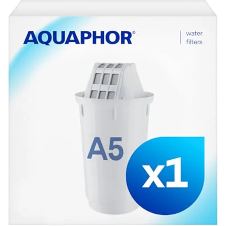 AQUAPHOR A5 Pack 1 Wasserfilterkartusche, Kunststoff, weiß, 350 l – Bild 2