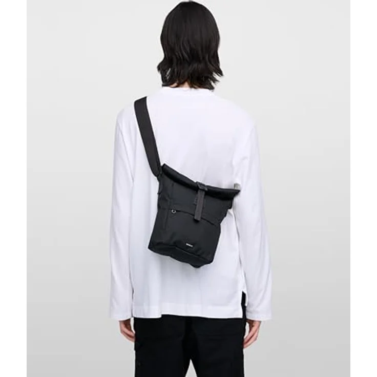 Sandqvist ICON Sacoche, wasserdichte Crossbody Tasche aus recyceltem Polyester mit Reißverschlusstasche – Bild 2