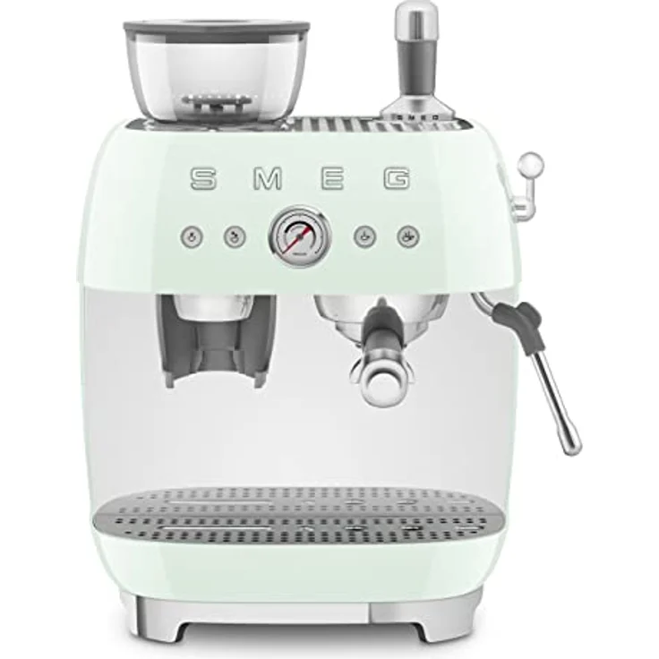 Smeg EGF03PGEU Espressomaschine, Kaffeevollautomat 50s Style, Pastellgrün – Bild 1