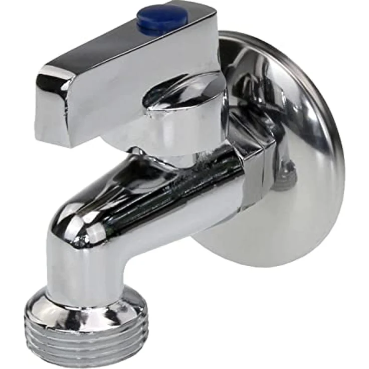 K&G Sanixa EMVA7903 Geräteventil Kombi-Eckventil Kugelhahn Anschluss-Ventil Badinstallation Wasseranschluss-Verteiler Geräteanschluss Waschmaschine Spielmaschine – Bild 1
