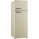 SCHOEPF Kühl- Gefrierkombination Retro RKG218CR / Creme / 211 Liter