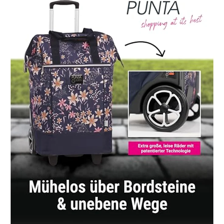 Punta Big Wheel Einkaufstrolley, mehrfarbig, 62 cm, 100% Polyester – Bild 2