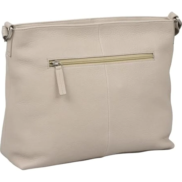 Burkely Soft Skylar Umhängetasche aus 100% Leder, 32 cm, grau – Bild 3