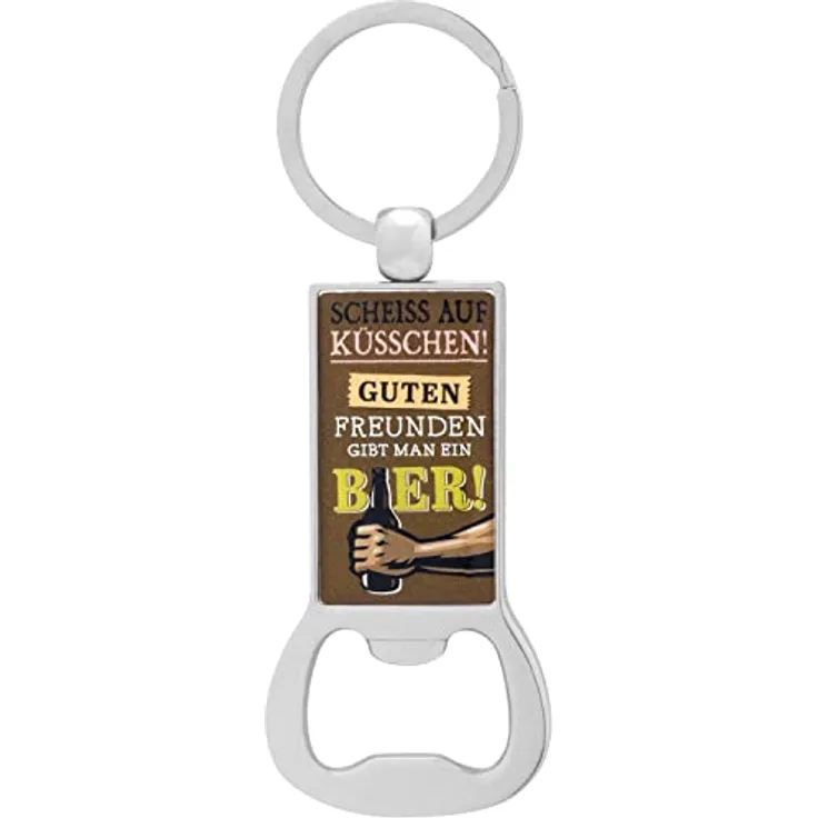 GRUSS & CO Flaschenöffner Motiv .guten Freunden gibt man ein Bier
