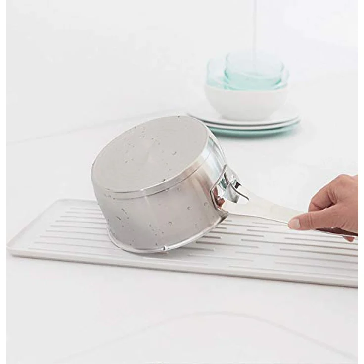 Brabantia Compact Abtropfgestell, Stahl, hellgrau, 46.3 x 20 x 12,6 cm – Bild 7
