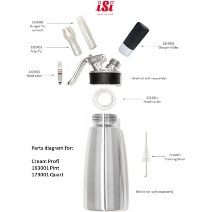 ISI Sahnebereiter, 1 l Material: Edelstahl. – Bild 10