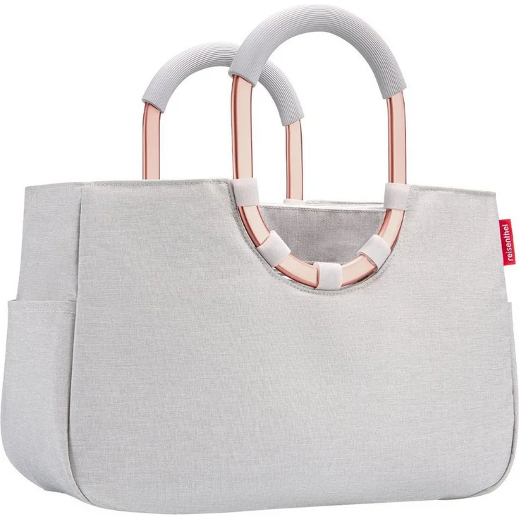 REISENTHEL® Shopper Einkaufstasche loopshopper M, wasserabweisend mit gepolsterten Tragegriffen, twist sky rose – Bild 1