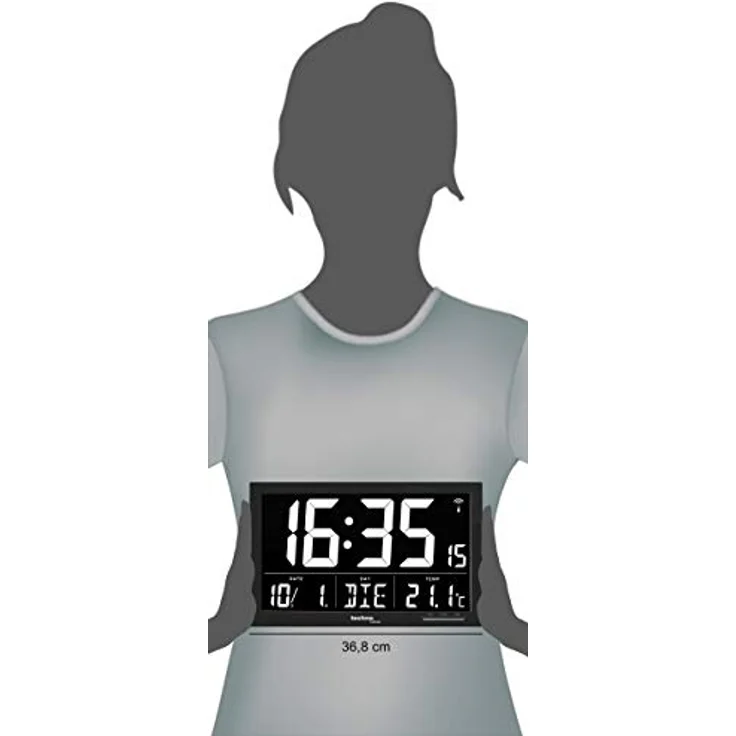 Technoline Wanduhr WS8007, batteriebetrieben – Bild 4