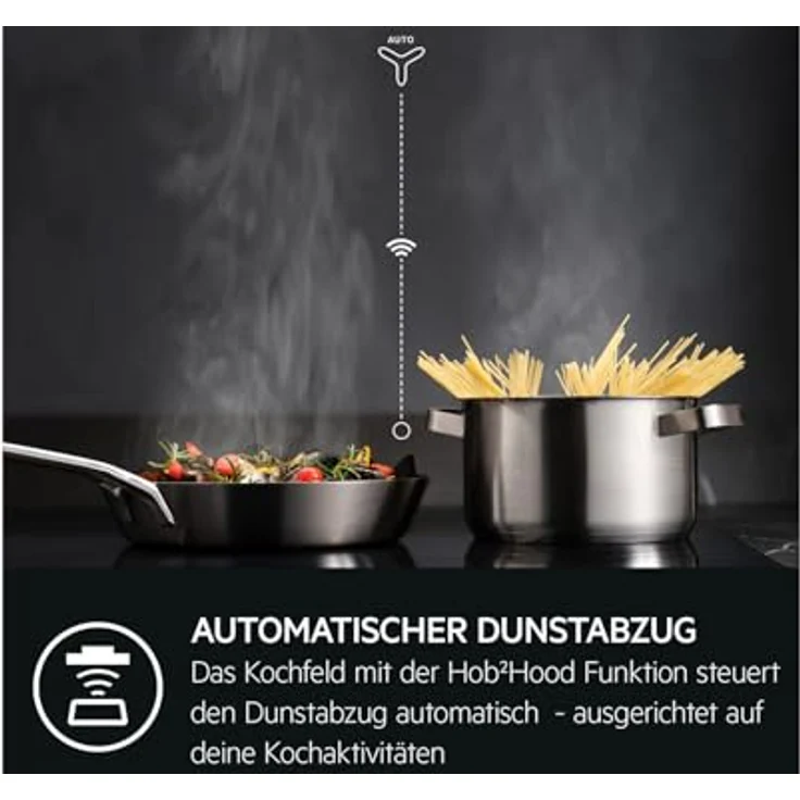 AEG Induktions-Kochfeld 5000 OIO84A00IB, Öko-Timer, Kindersicherung, Rahmenlos, Schwarz – Bild 5