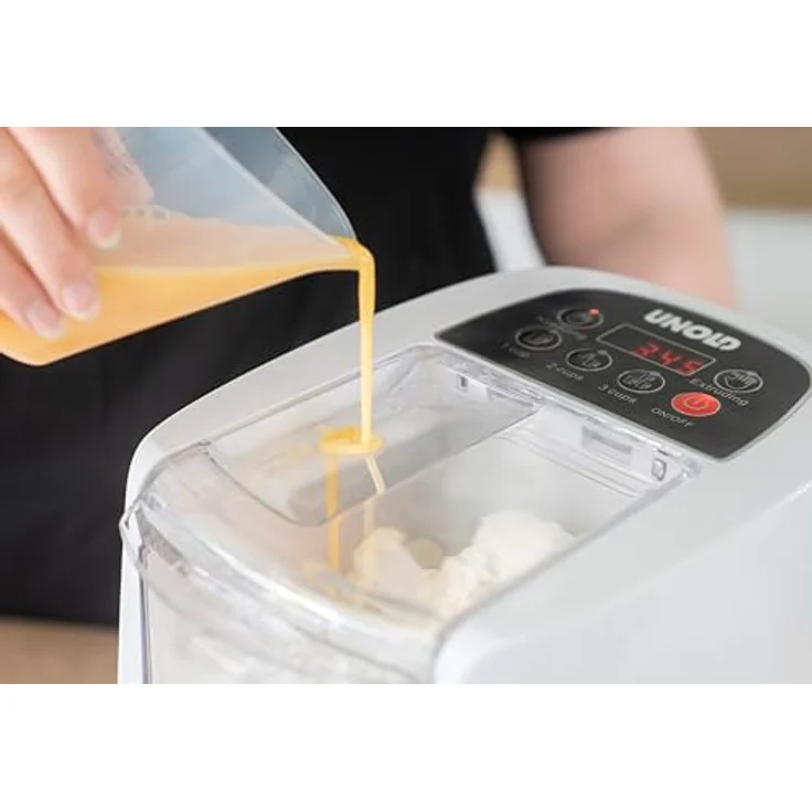 Unold Nudelmaschine Nora 68820, elektrische Pastamaschine mit 260 Watt, weiss, inklusive Rezeptbuch und spülmaschinenfestem Zubehör – Bild 6