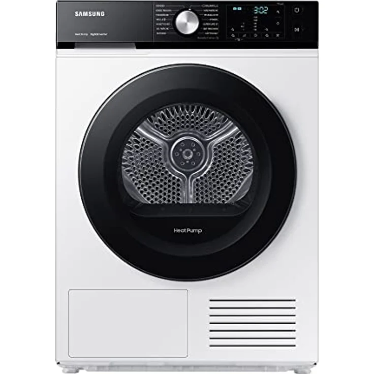 Samsung DV8GBBA225AE/EG Bespoke Wärmepumpentrockner, 8 kg, Hygiene+, Optimal Dry - Sensorgesteuertes Trocknen, 2-in-1 Komfortfilter, Super Kurz 35‘, Digital Inverter Motor, Weiß – Bild 1