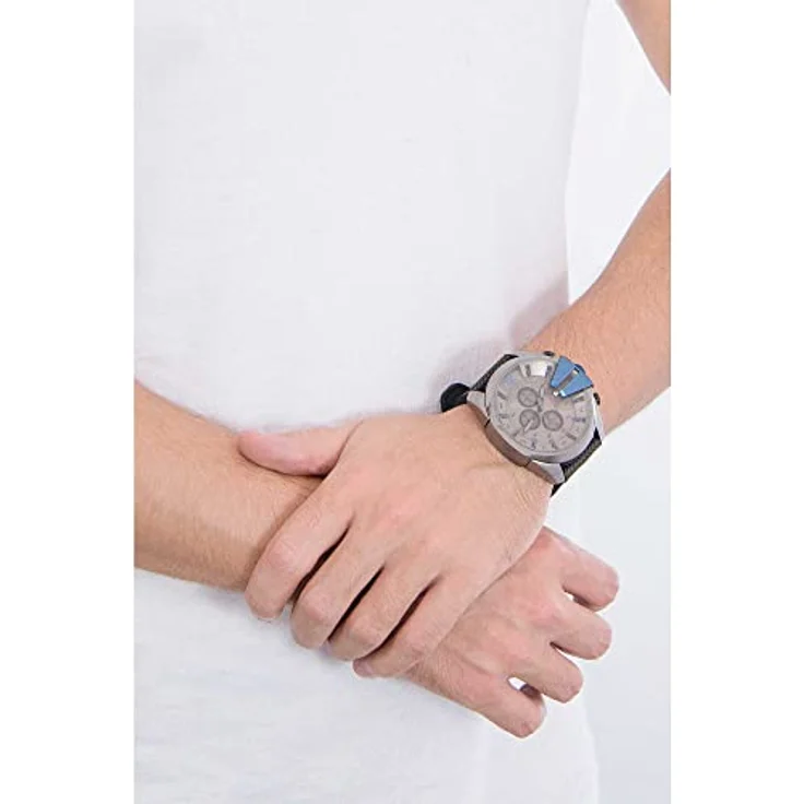 Diesel Herren Chronograph Quarz Uhr mit Nylon Armband DZ4500 – Bild 4