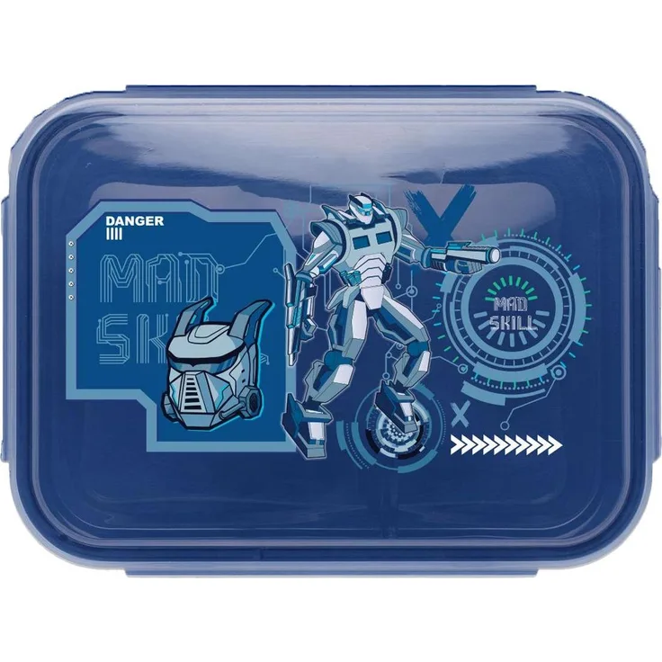 Tinka Magic Tinka - Lunch Box - Cyber Robot (8-804731), praktische Lunchbox für Kinder mit futuristischen Design