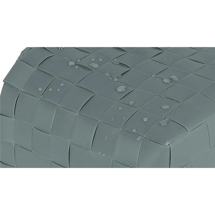 normani Einkaufstasche geflochten mit Henkeln, Tragetasche extra robust aus 70 % recyceltem Material, 20 Liter Volumen, Farbe Mint – Bild 5