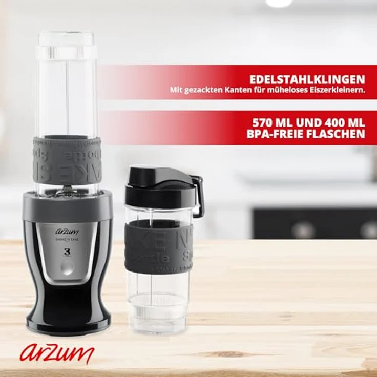 Arzum Shake'n Take Mixer AR1032 schwarz – Bild 3